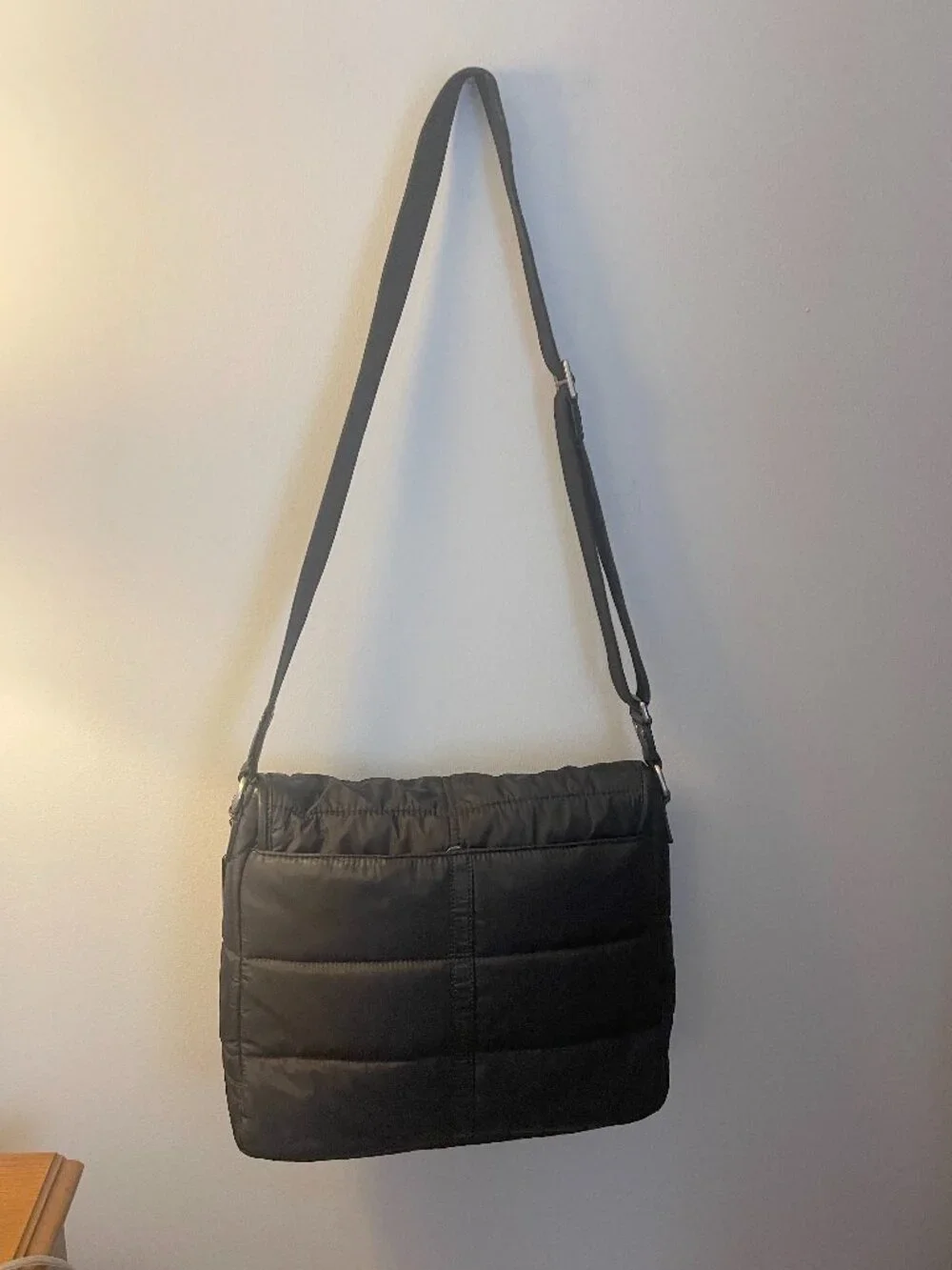 Coach Black Quilted Messenger/Laptop Bag F70507